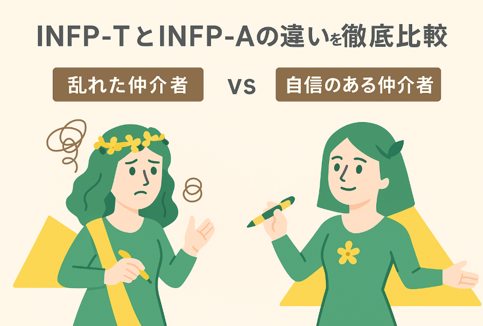 INFP-TとINFP-Aの違いを徹底比較